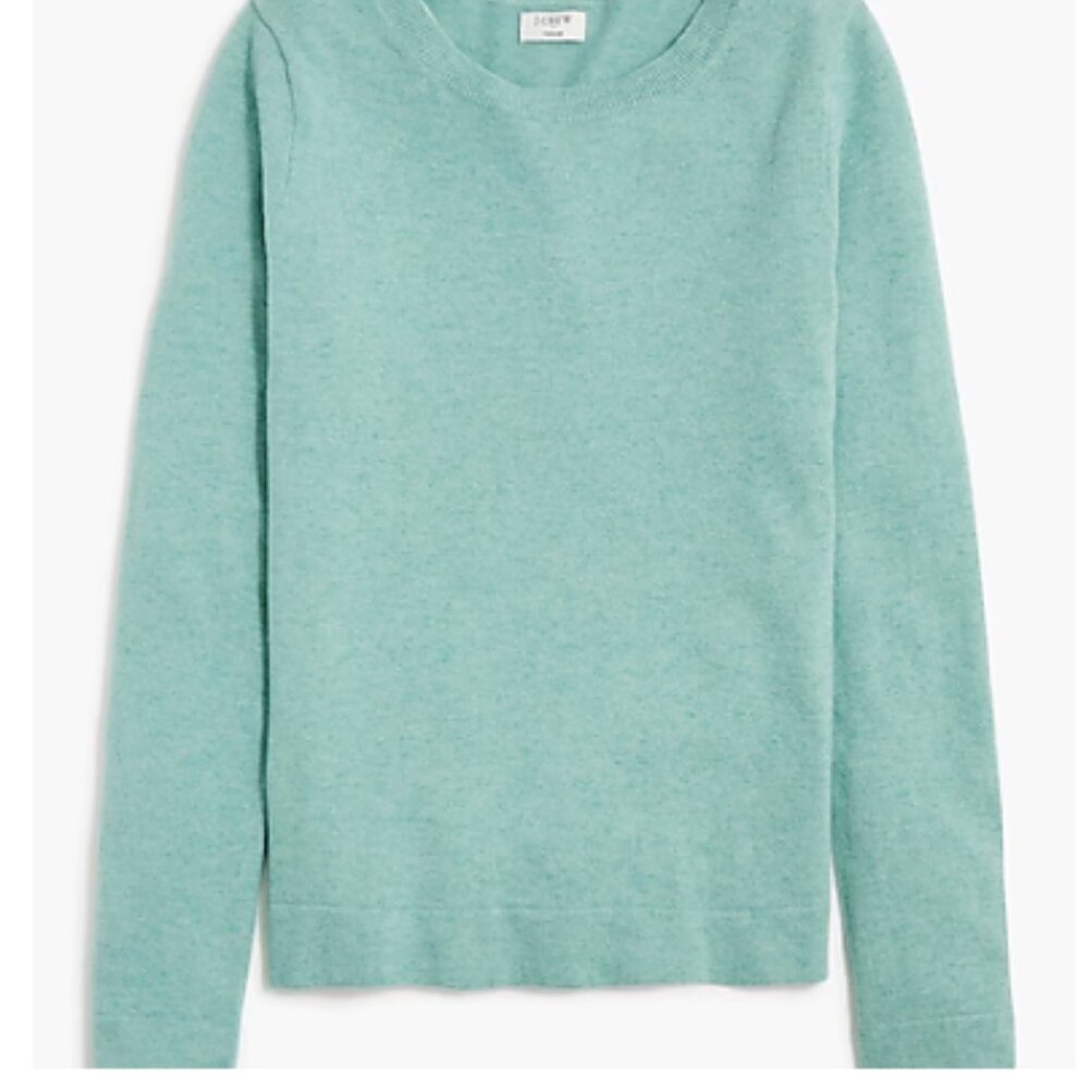 J. Crew Factory Women's Crew Neck Sweater in Mint